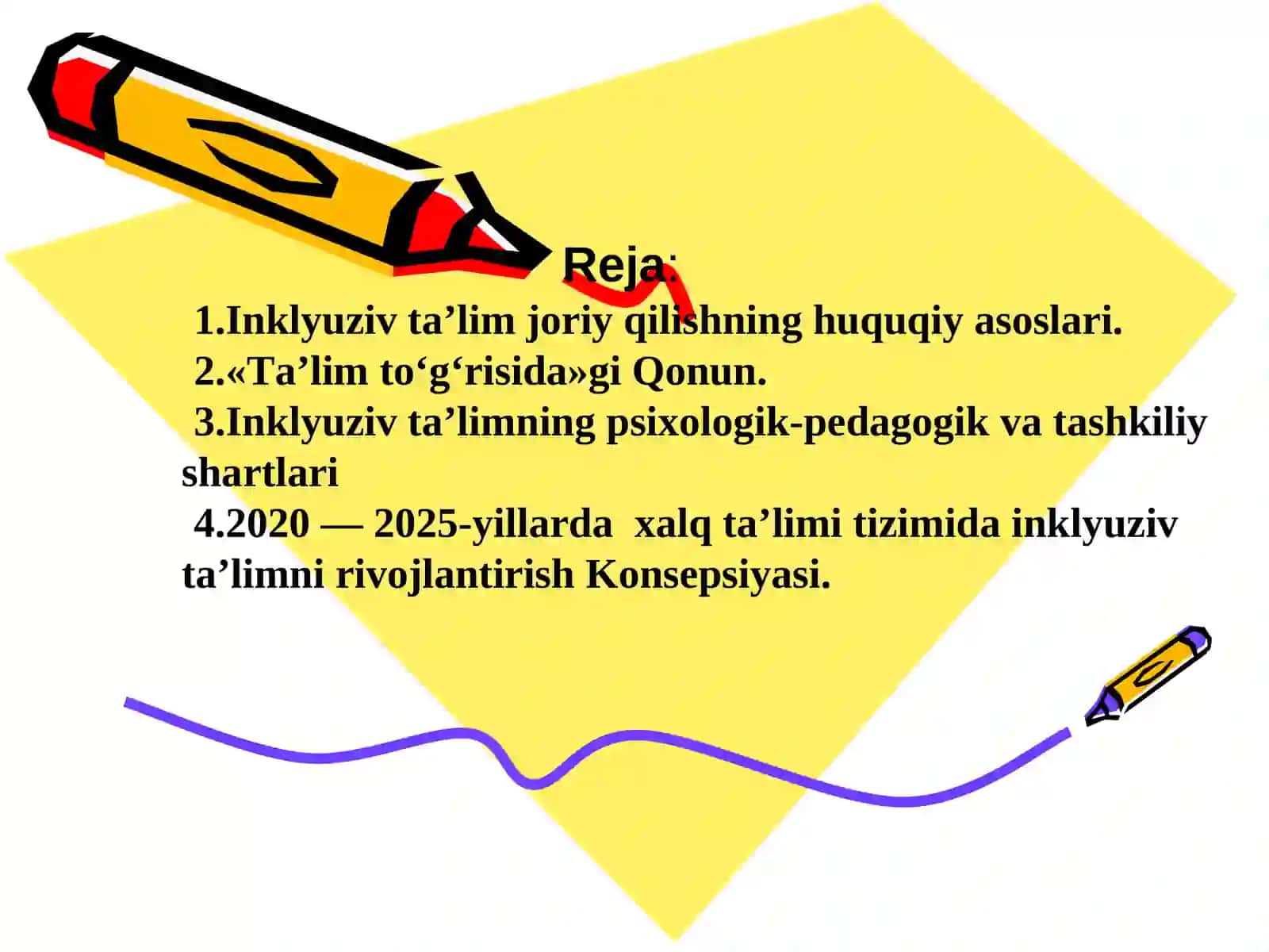 Inklyuziv ta’limning psixologik-pedagogik va tashkiliy shartlari 3