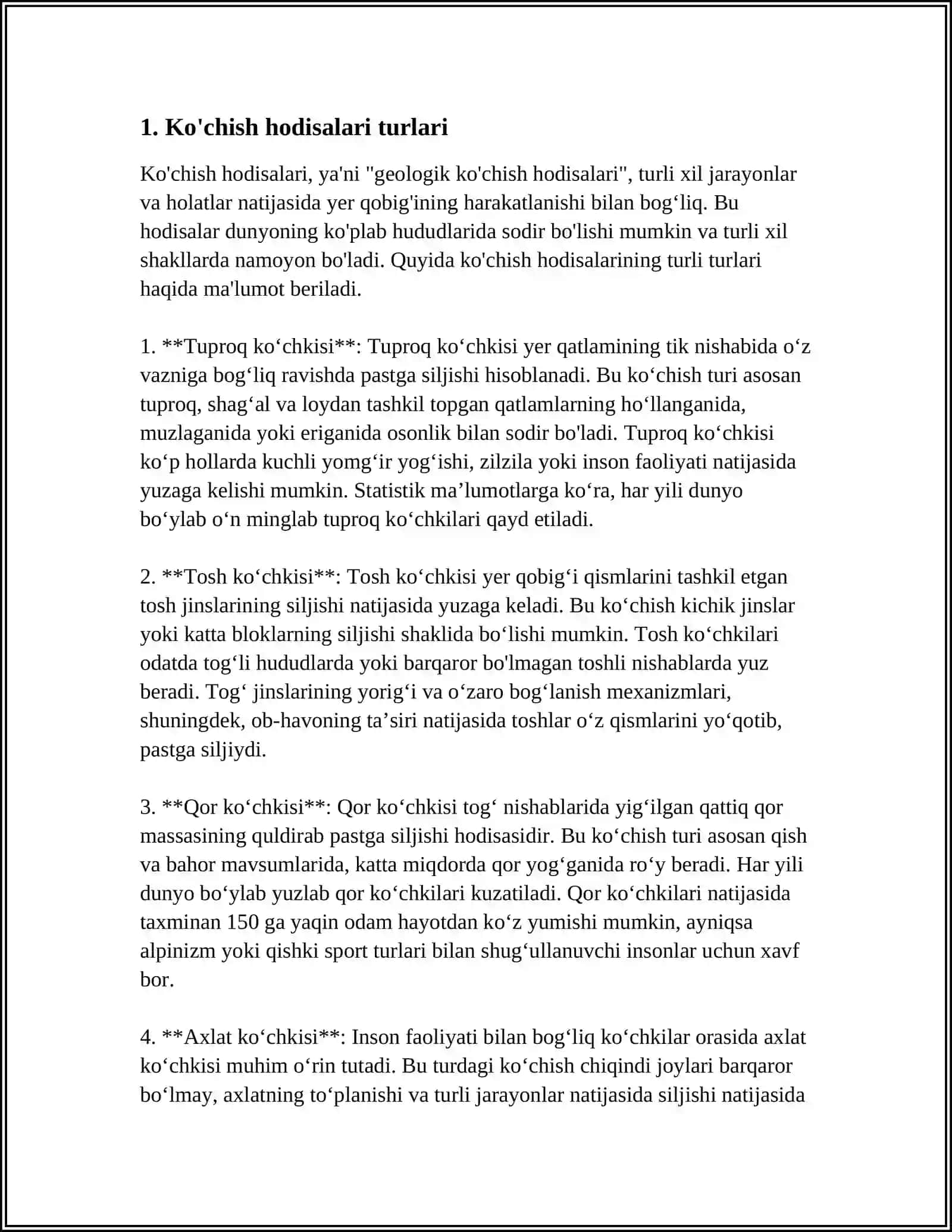 KOʻCHISH HODISALARI.FIZIKAVIY KINETIKA HAQIDA TUSHUNCHA.RELAKSATSIYA VAQTI.SOCHILISHNING EFFEKTIV KESIMI.DIFFUZIYA VA ISSIQLIK OʻTQAZUVCHANLIK.DIFFUZIYA KOEFFITSIYENTI 3