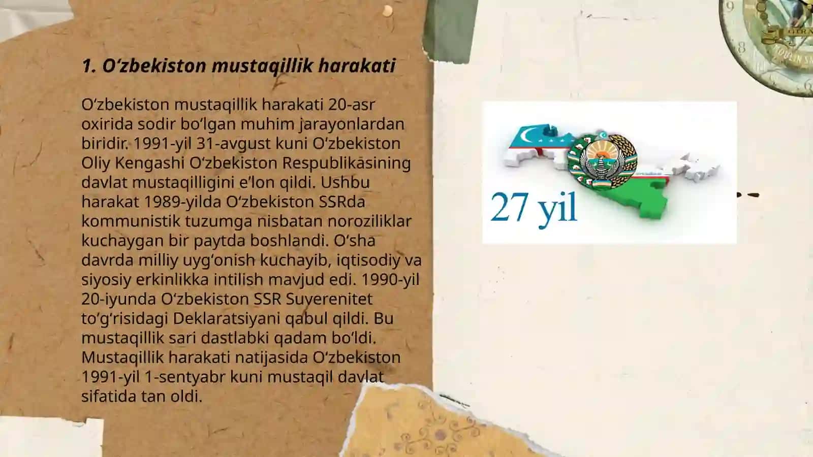Oʻzbekistonda mustaqillik gʻoyalarining tarixiy asoslari 3