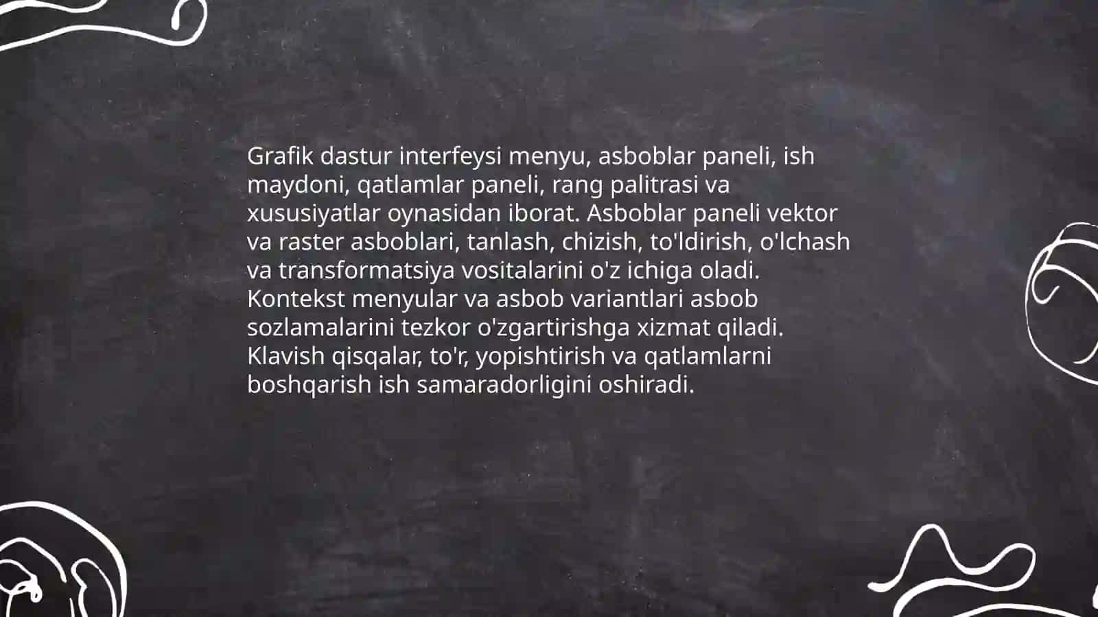 Kompyuter grafikasi dasturlari bilan ishlash 3