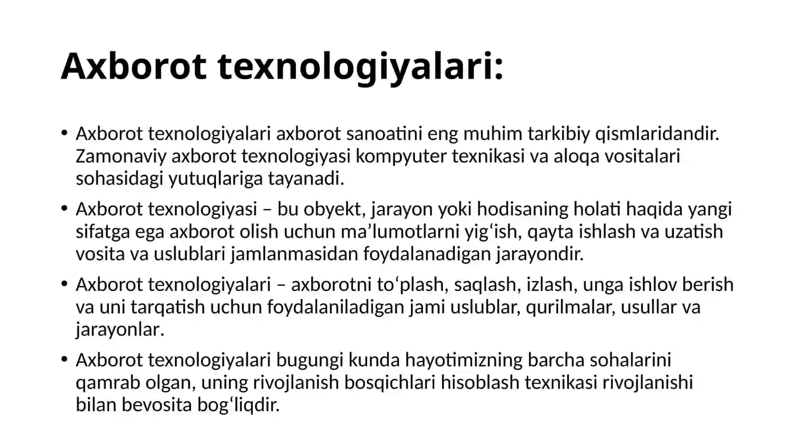 Iqtisodiyotda axborot-kommunikatsiya texnologiyalari va tizimlari 3