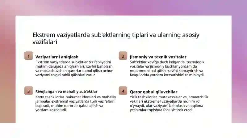 Ekstremal vaziyatlarning sub'ektlari bo‘yicha tahlil qilish 3