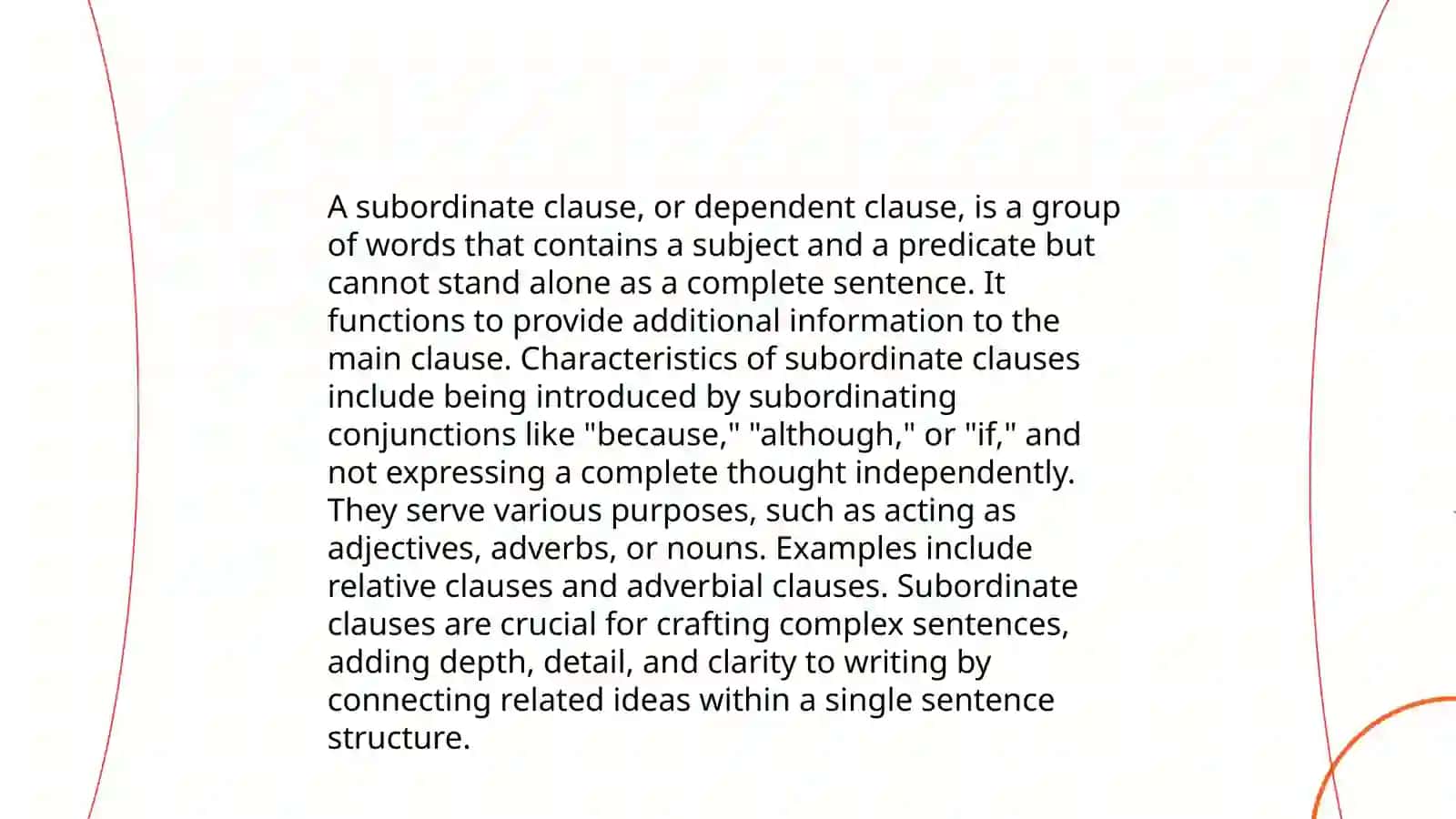 Subordinate Clauses 3