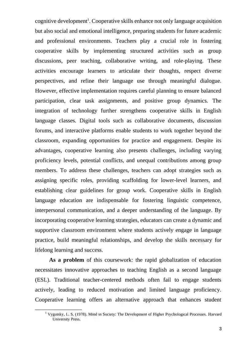 Developing Cooperative Skills in English Language Classes 3