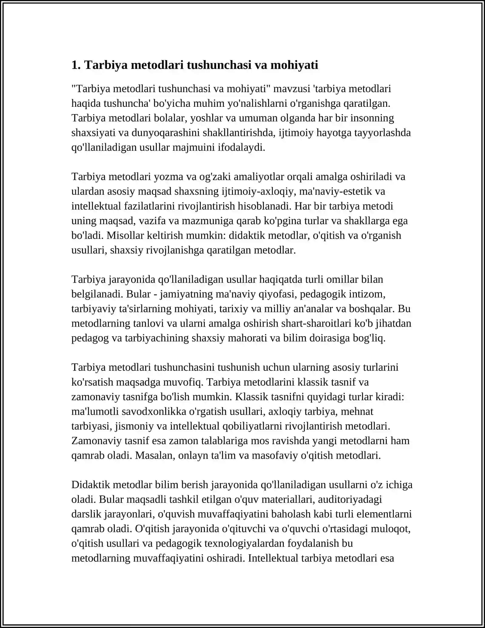 TARBIYA METODLARI HAQIDA TUSHUNCHA 3