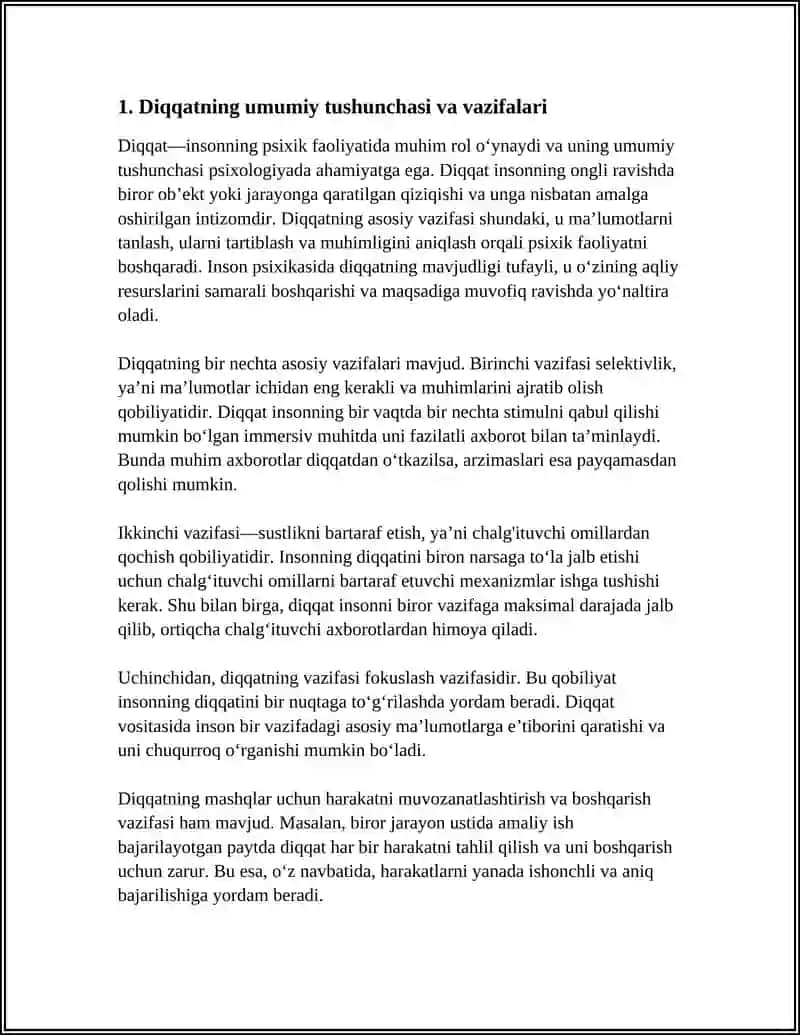 DIQQAT TURLARI VA UNING XUSUSIYATLARI 3