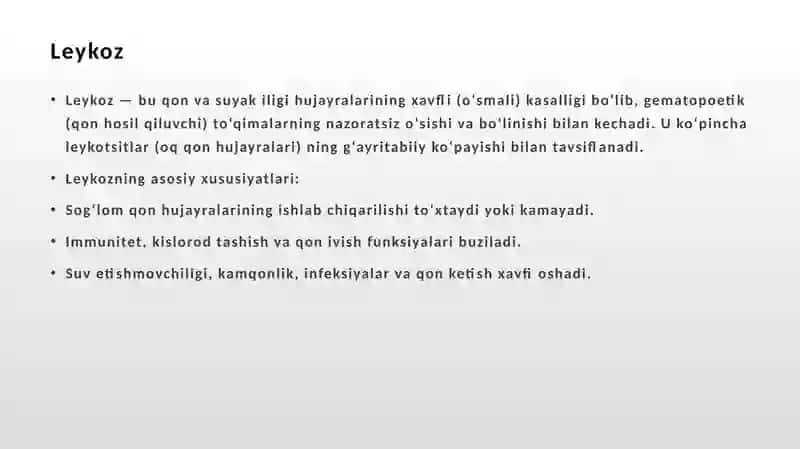 leykozda xromosoma o'zgarishlari 3