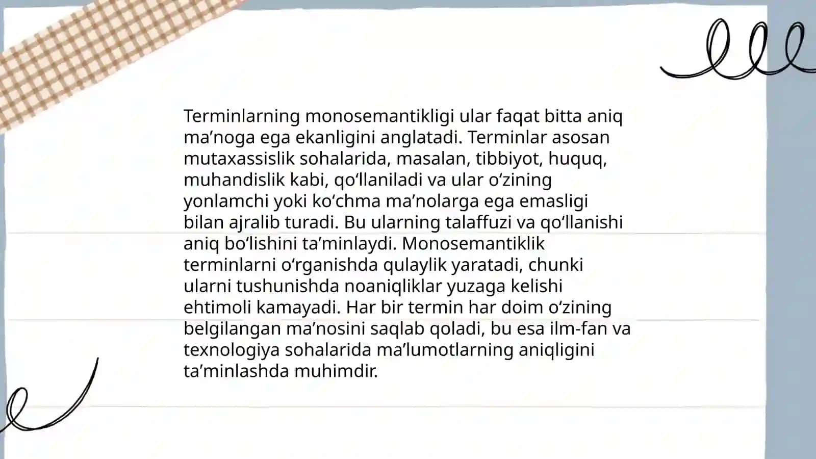 Terminlarning monosemantik xarakteri 3