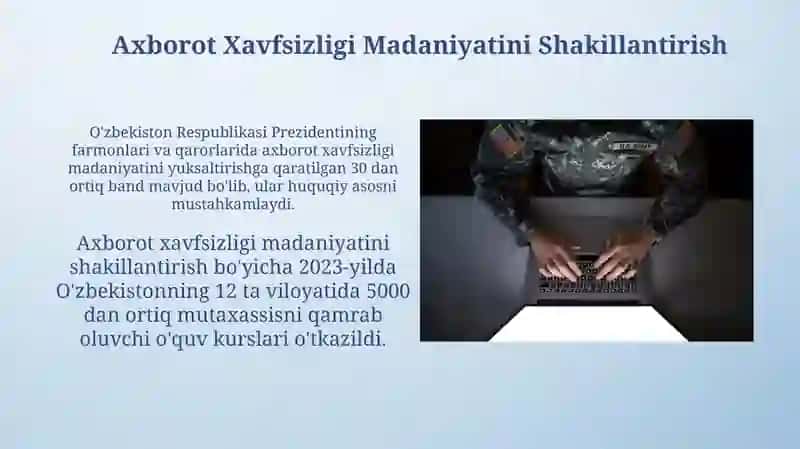 Oʻzbekiston axborot xavfsizligining maʼnaviy va huquqiy asoslari 3