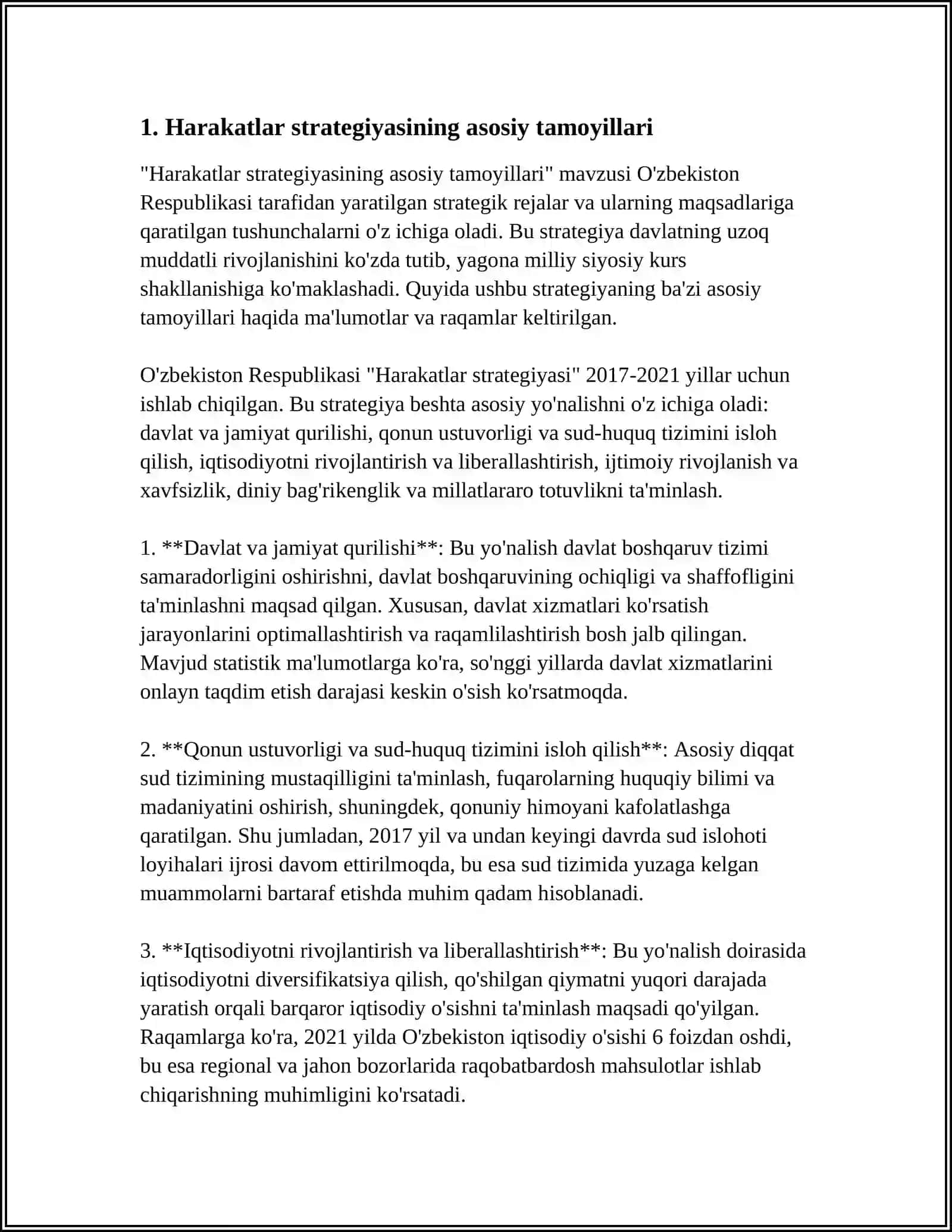 HARAKATLAR STRATEGIYASIDAN-TARAQQIYOT STRATEGIYASI SARI 3