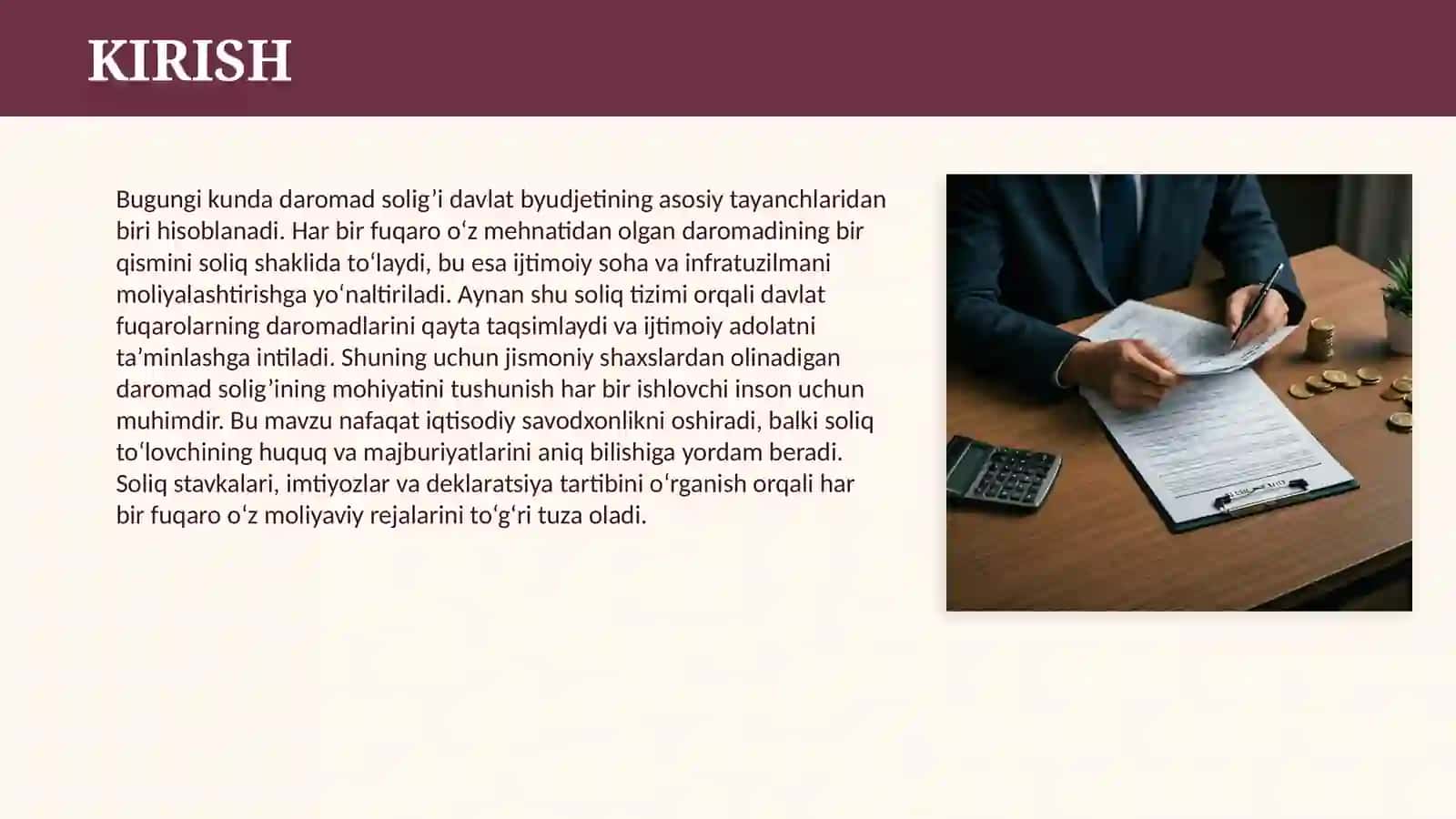 JISMONIY SHAXSLARDAN OLINADIGAN DAROMAD SOLIG’I 3
