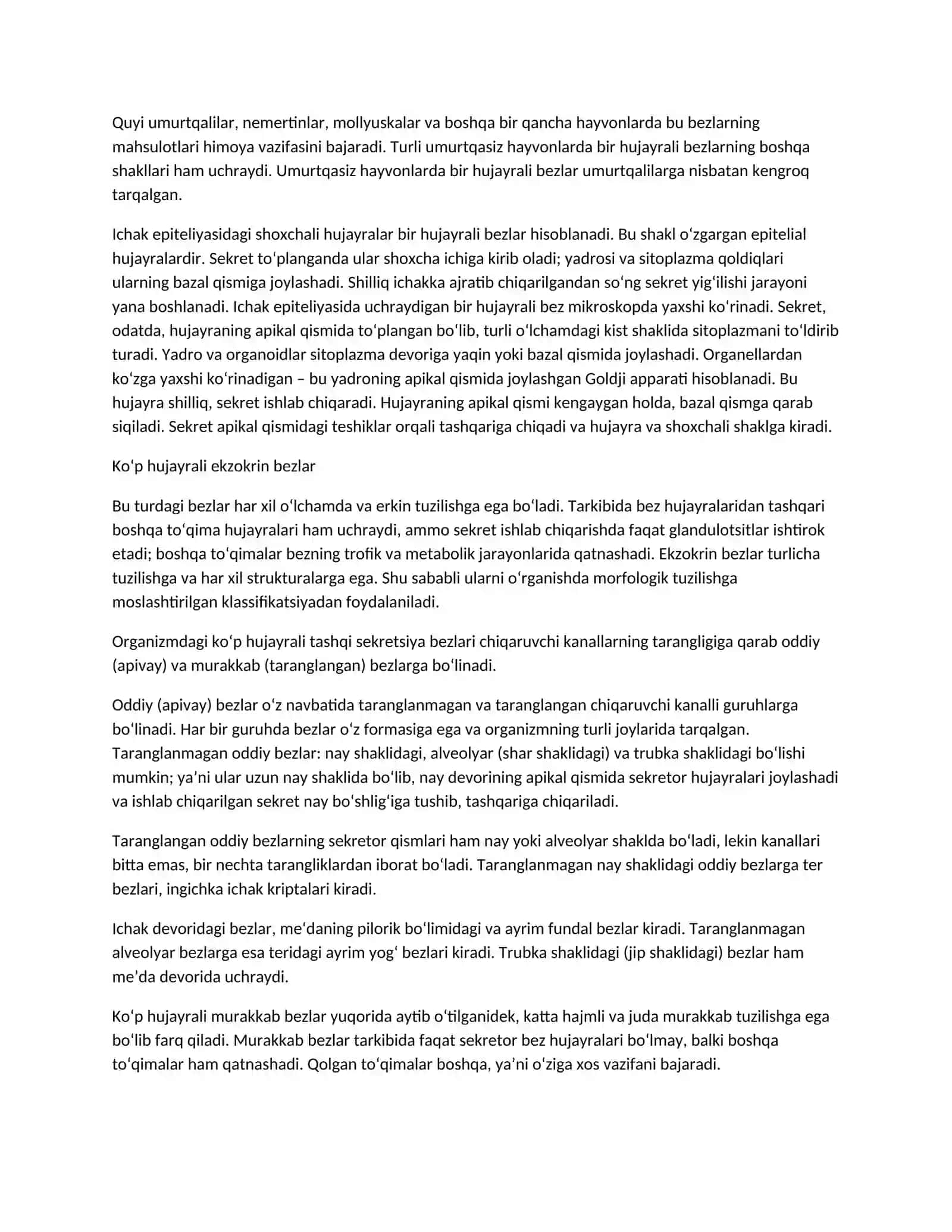Bezlarning klassifikatsiyasi 3