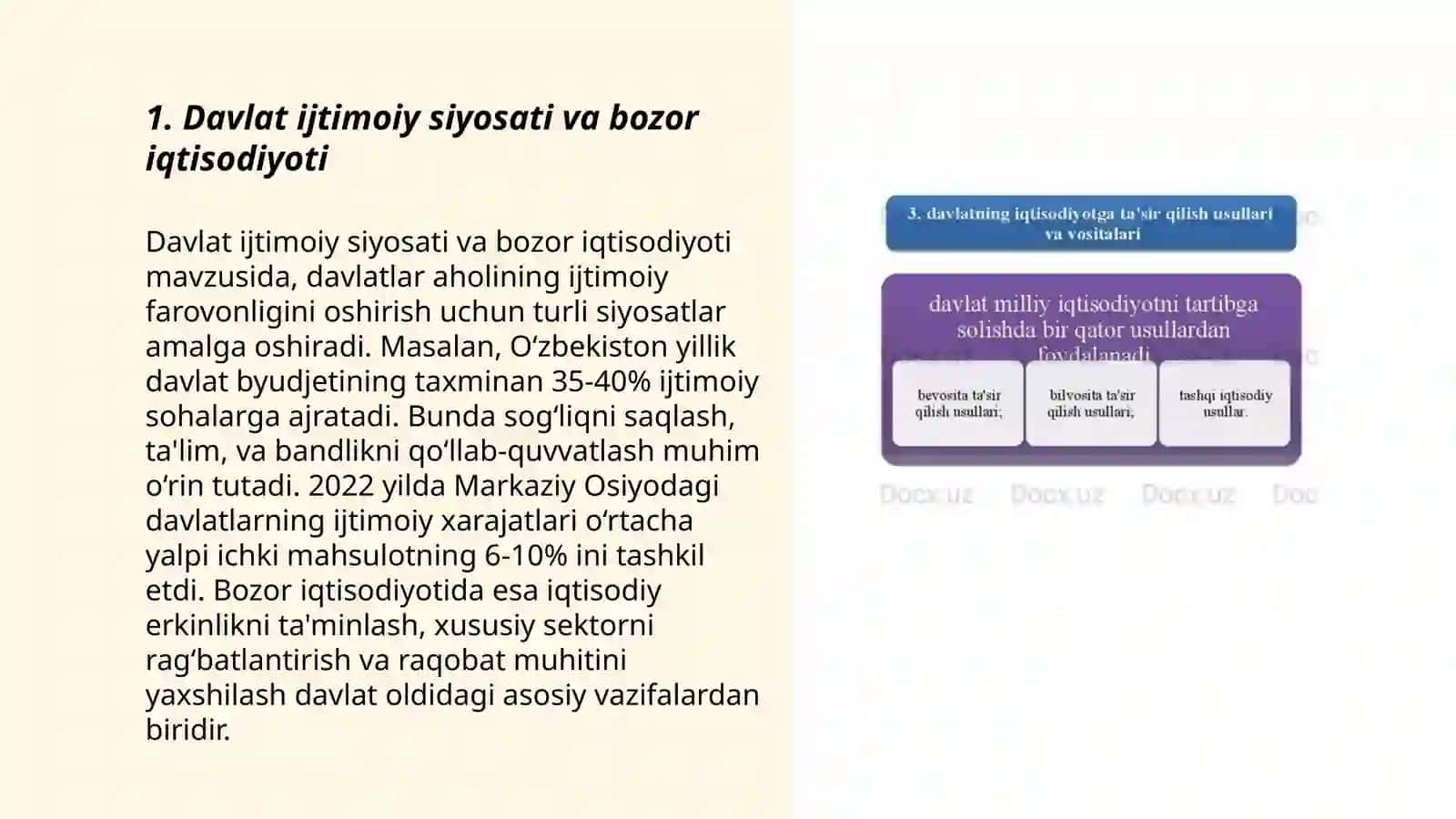 Bozor reformalari sharoitida davlat ijtimoiy siyosatining moliyaviy masalasini ishlab chiqish 3