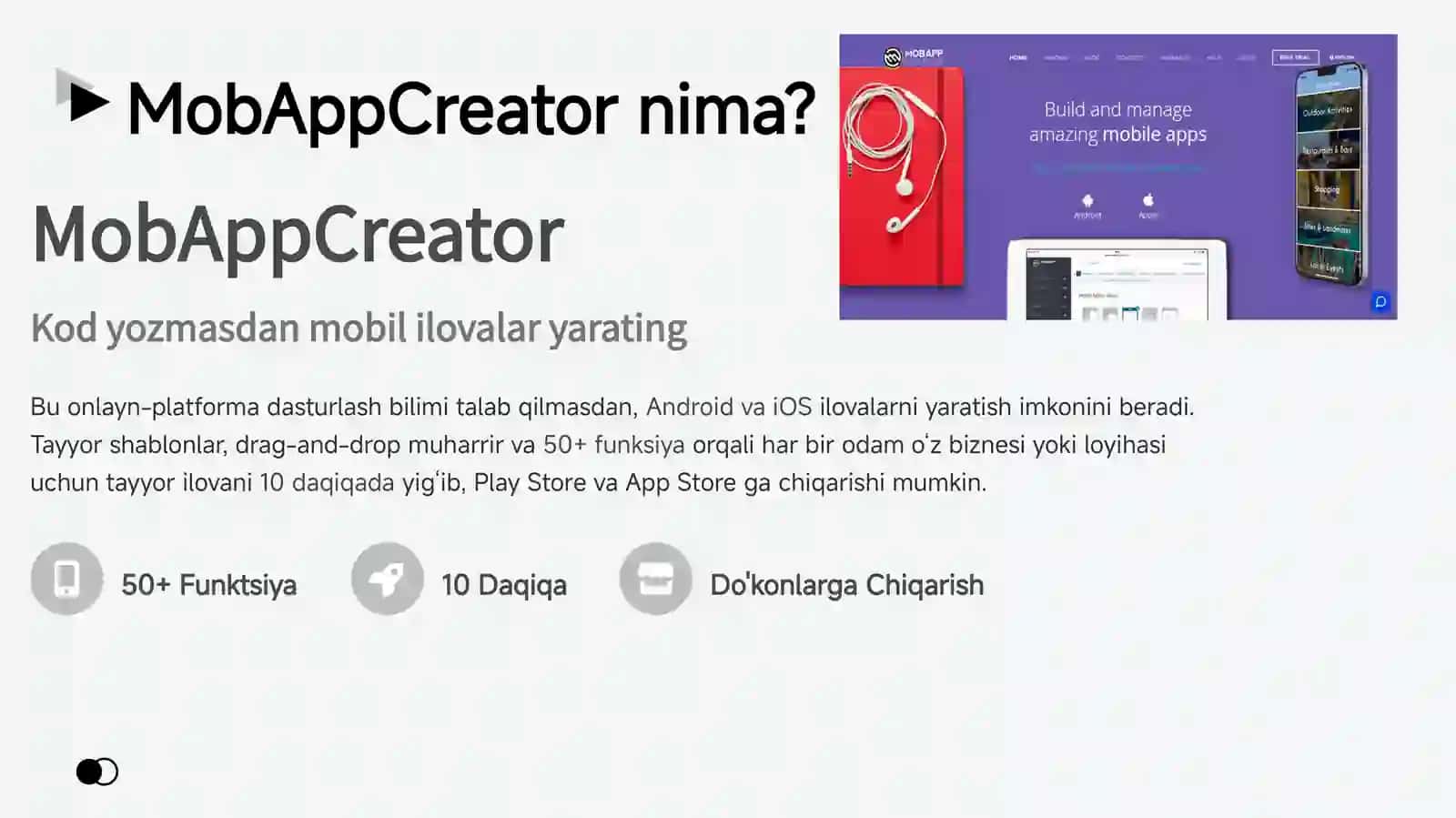 MobAppCreator 3