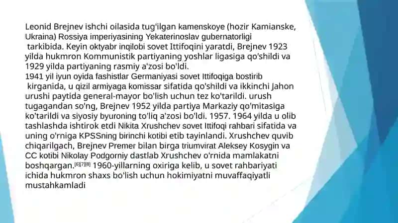 Leonid Brejnev Davri Tarixi 3