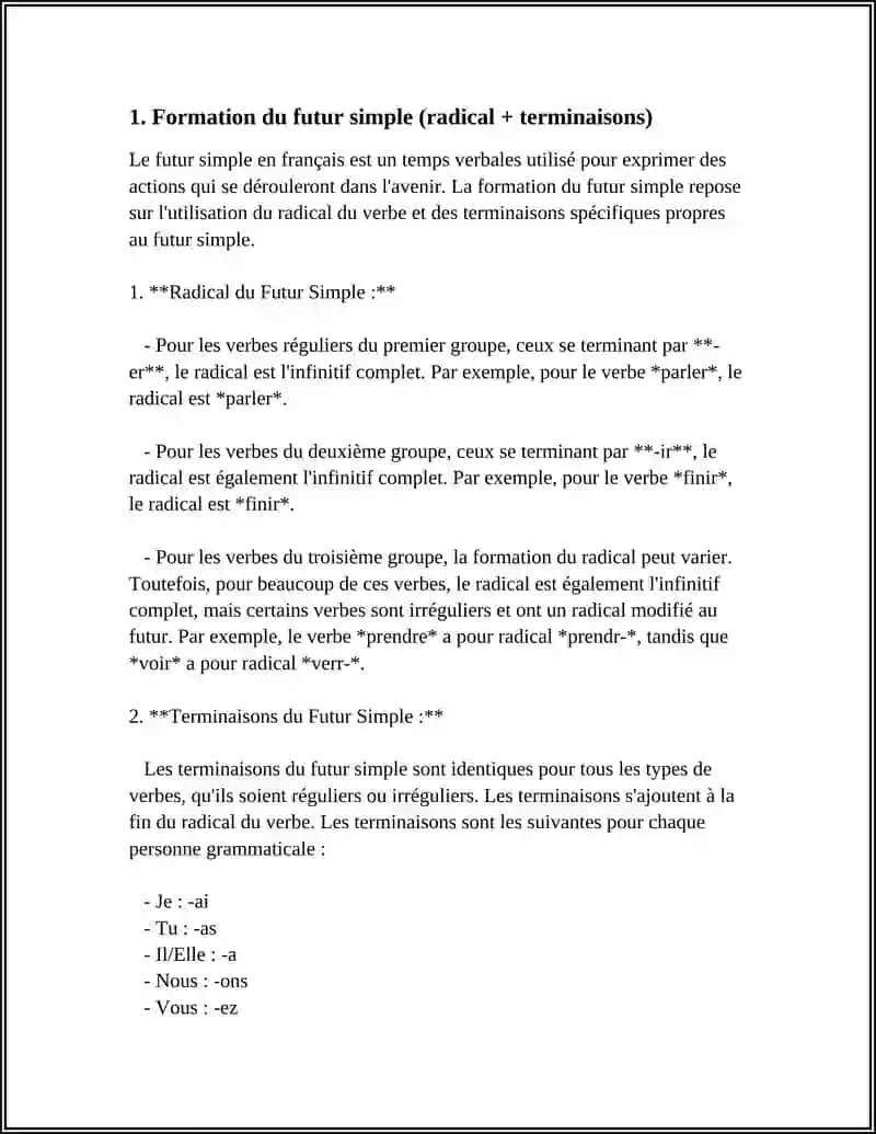 FUTUR SIMPLE ET FUTUR IMMEDIAT, LE PASSE COMPOSE 3