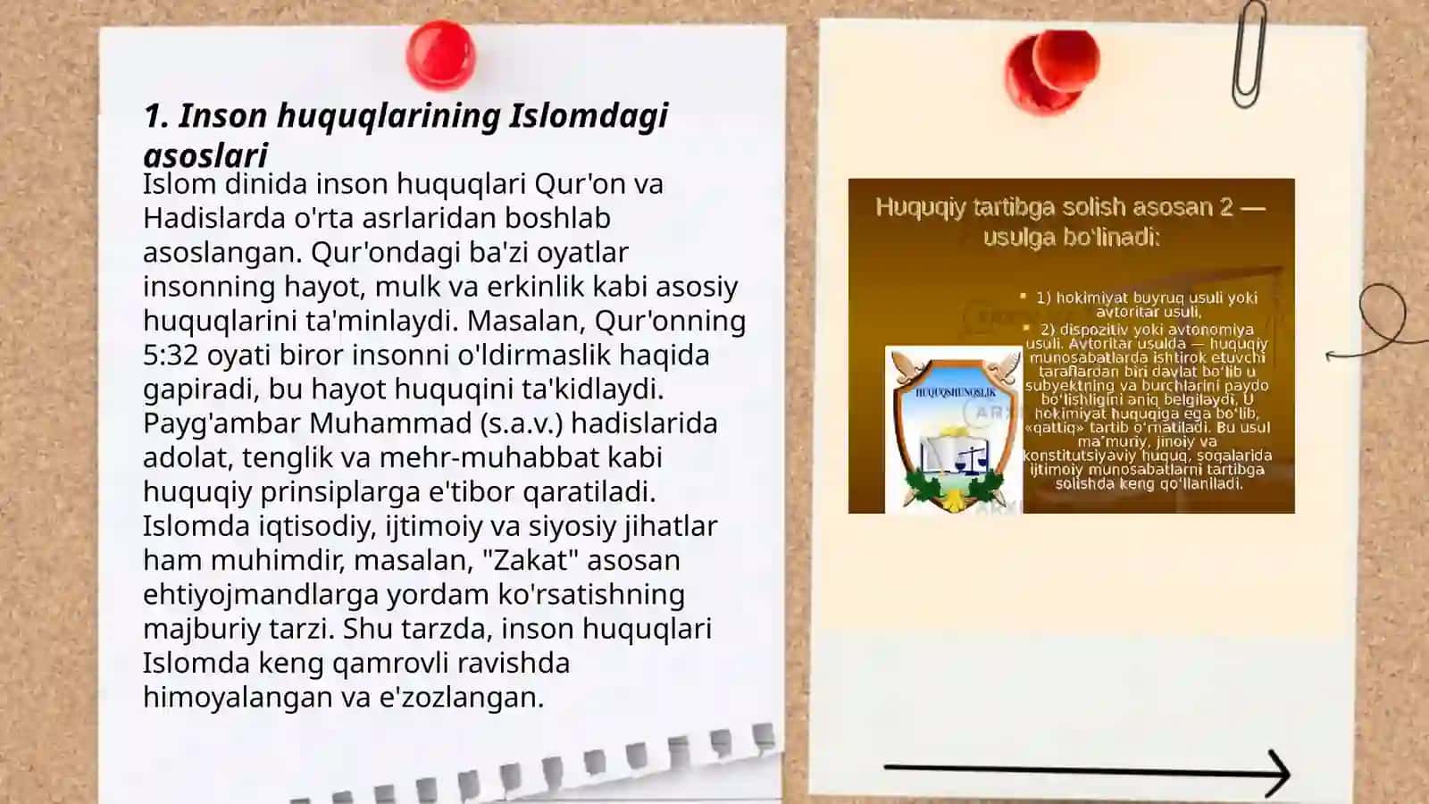 Inson huquqlarining Islomdagi asoslari 3