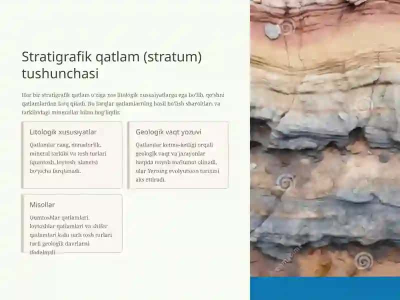 GEOTOPONIMIKADA STRATIGRAFIK QATLAM TUSHUNCHASI 3