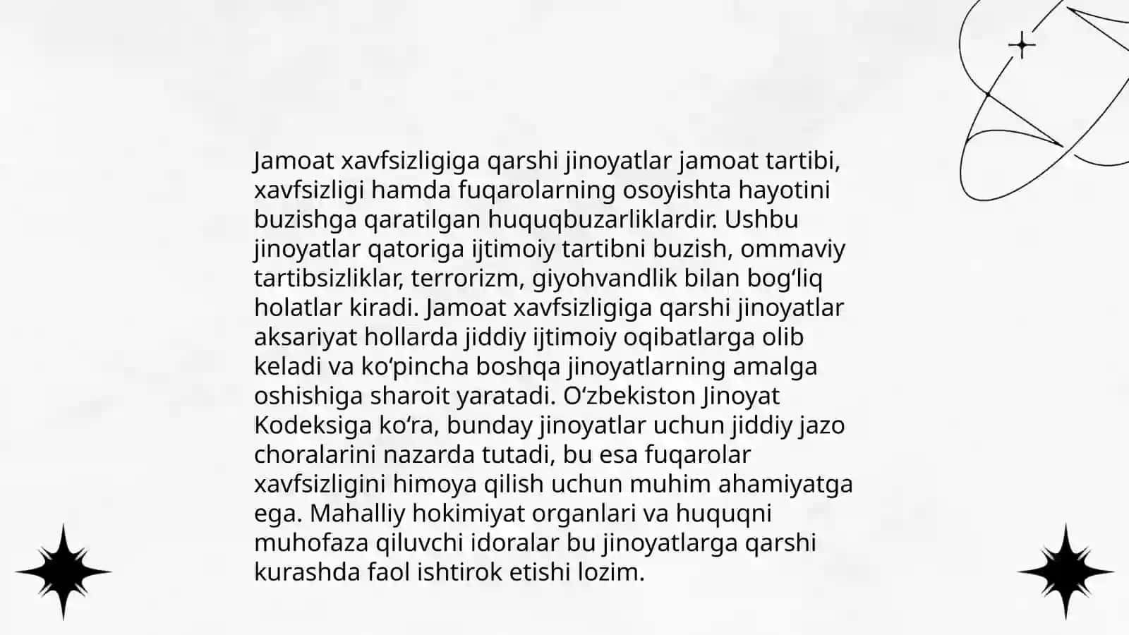 Jamoat xavfsizligiga qarshi jinoyatlarning qiyosiy tahlili 3