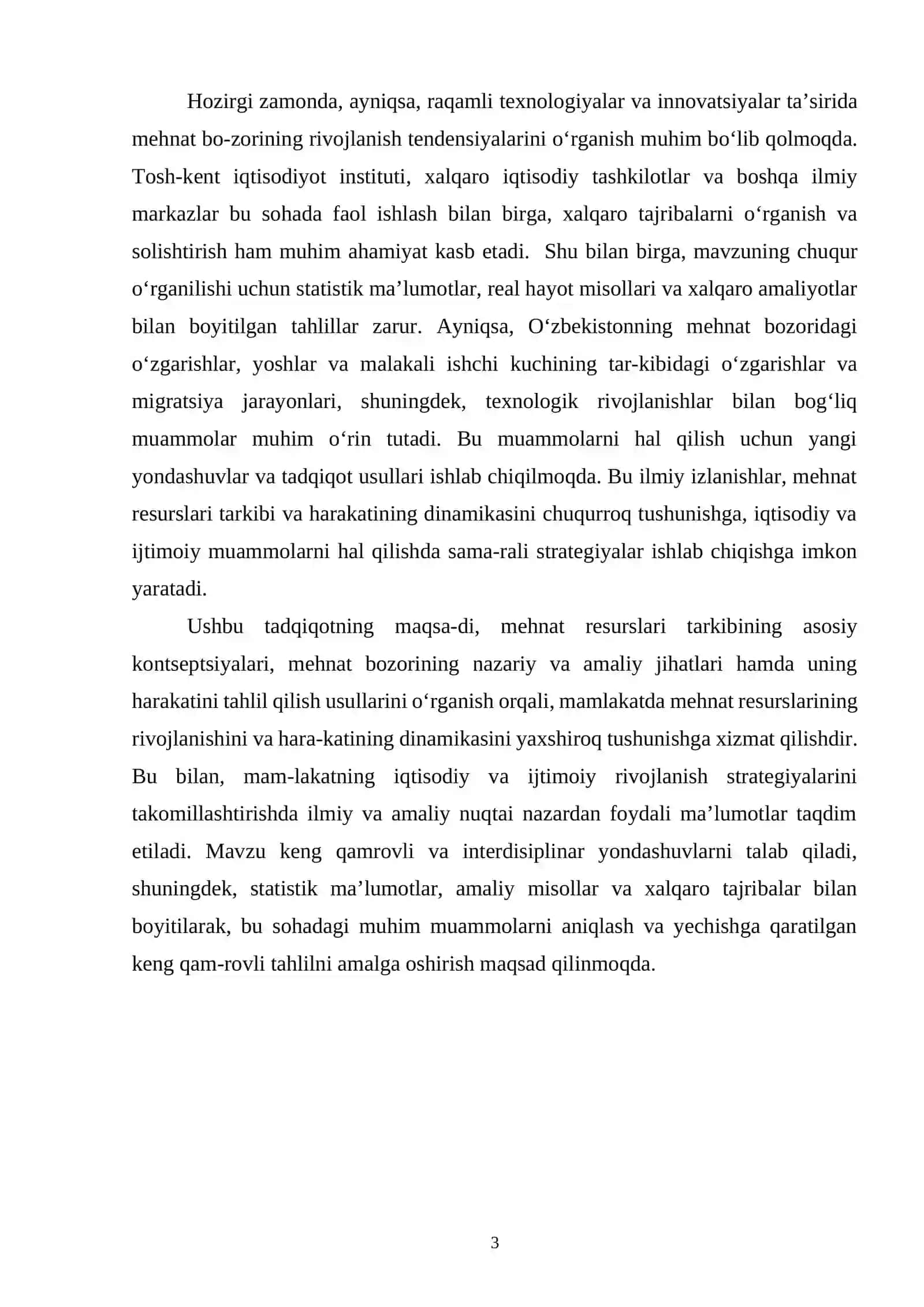 IQTISODIYOT SUBEKTLARINING MEHNAT RESURSLARI TARKIBI VA ULARNING DINAMIKASINI TAHLILI 3
