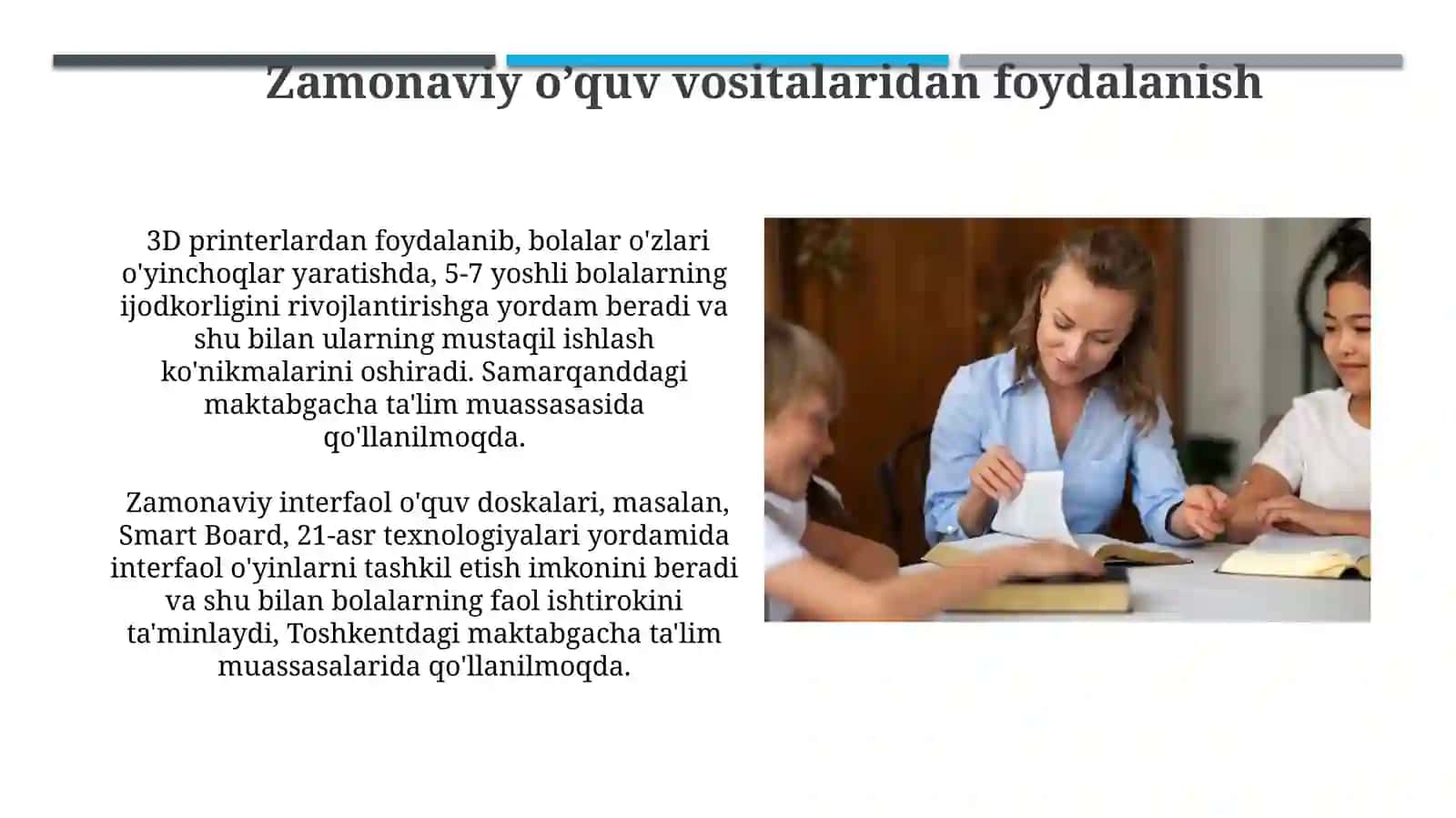 Pedagog bilan hamkorlik, tadbir va shaxsiy rejalar, maktabgacha ta'limga oid qonun ish hujjatlar 3