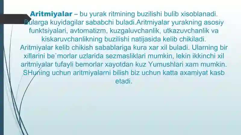 YURAK ARITMIYALARI 3