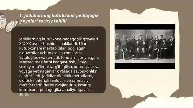 Jadidchi ma'rifatparvarlarning kutubxona sohasi pedagogikasiga qo'shgan hissalari 3