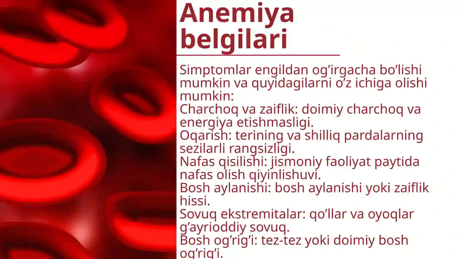 Kamqonlik turlari va sabablari 3