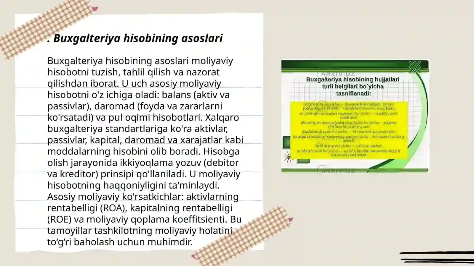 Buxgalyeriya hisobining jadval-avtomatlashtirilgan shakli va uning tavsifi 3