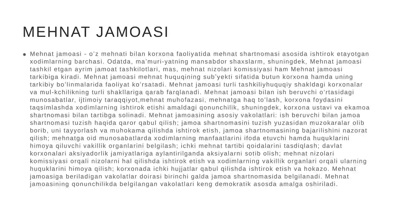 Mehnat jamoasi va uning shakillanishi 3