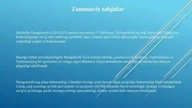 Jaloliddin Manguberdi vatan himoyachisi 3