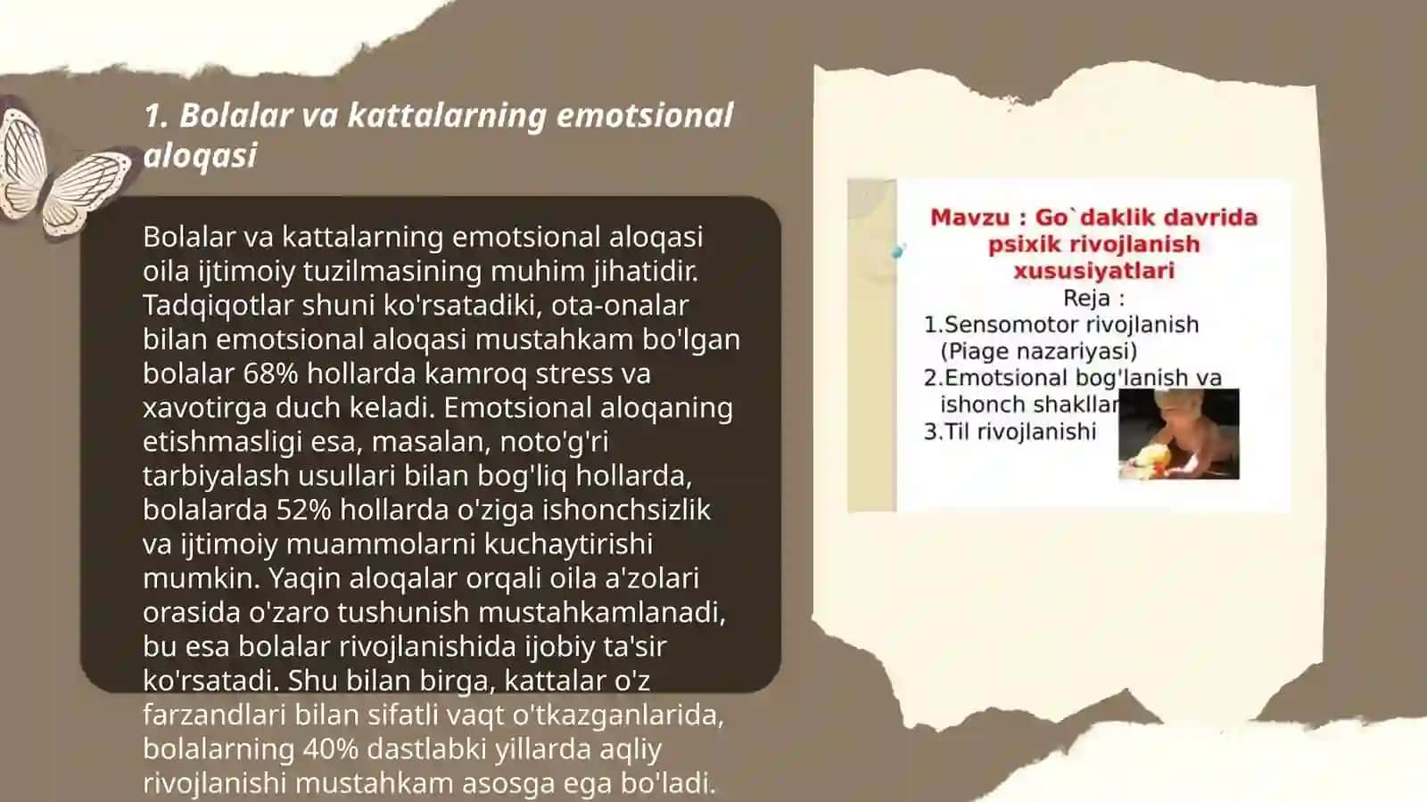 Bolalar va kattalarning emotsional aloqasi 3