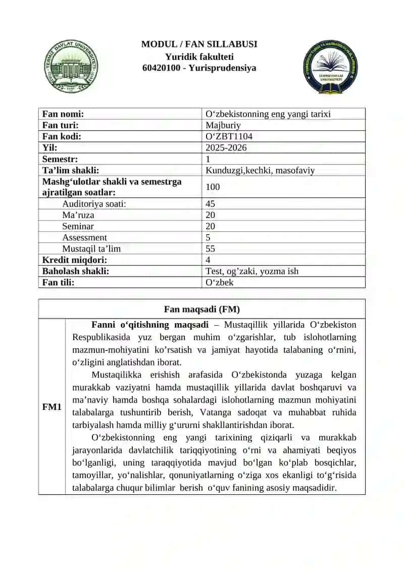 O‘zbekistonning eng yangi tarixi 3