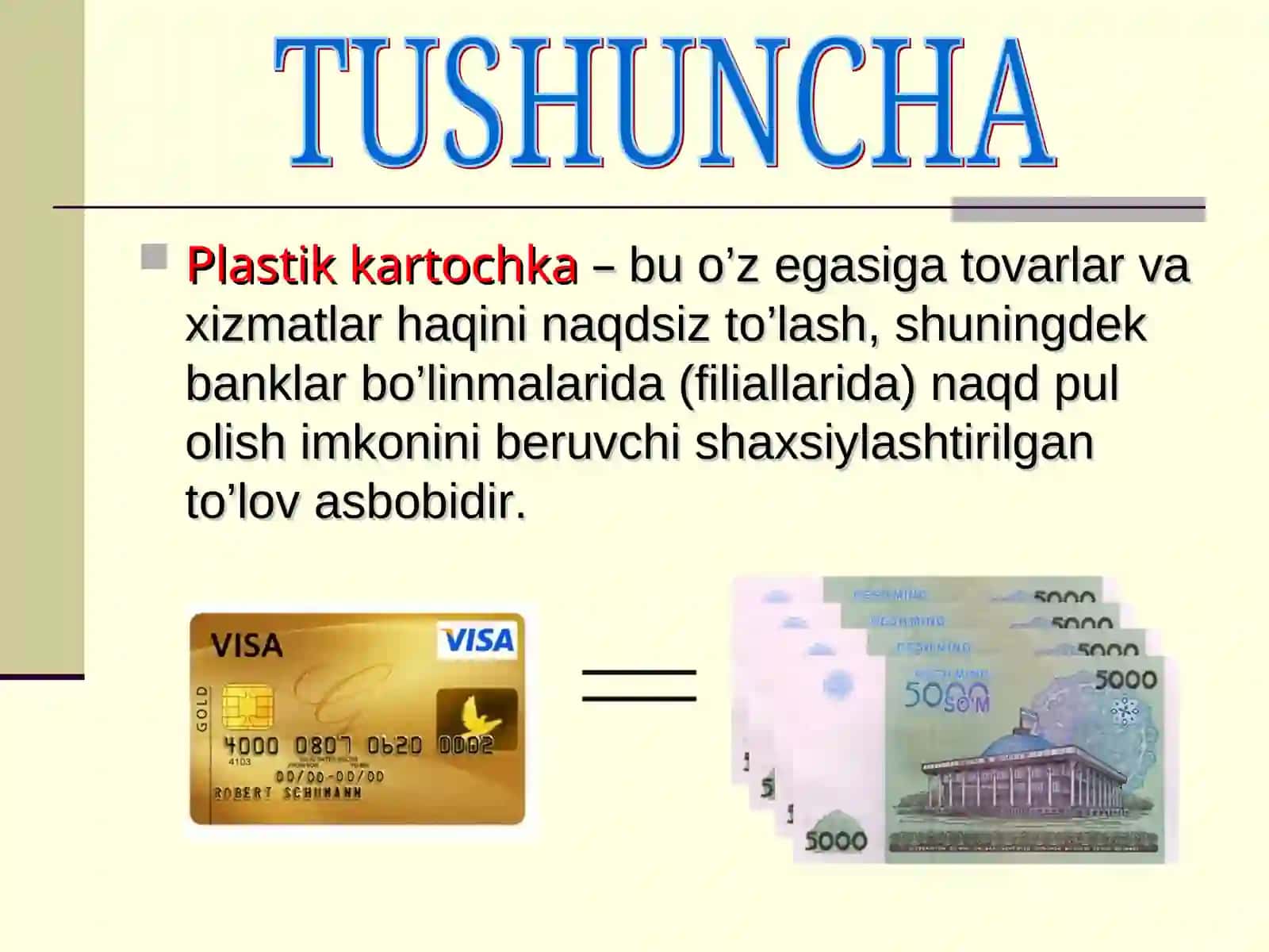 Plastik kartochkalar haqida 3