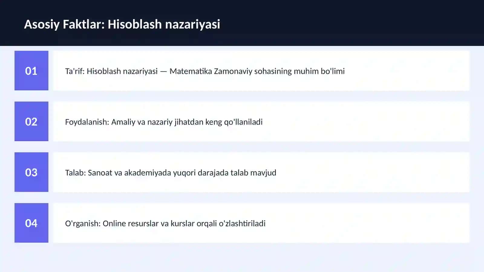 Hisoblash nazariyasi 3