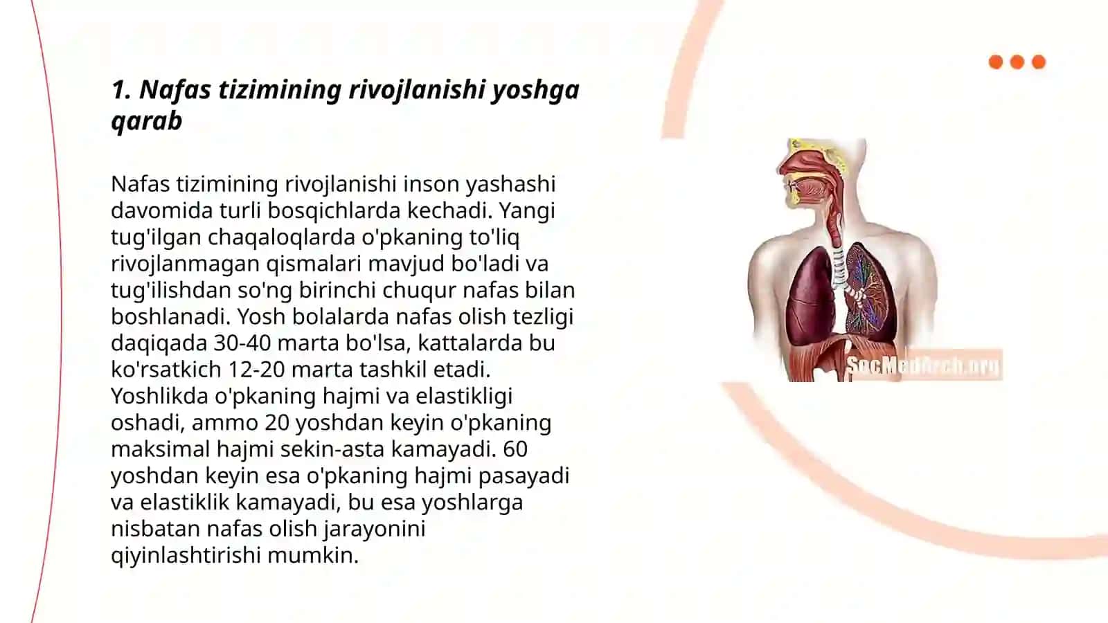 Nafas tizimining yoshga doir fiziologiyasi va gigiyenasi 3