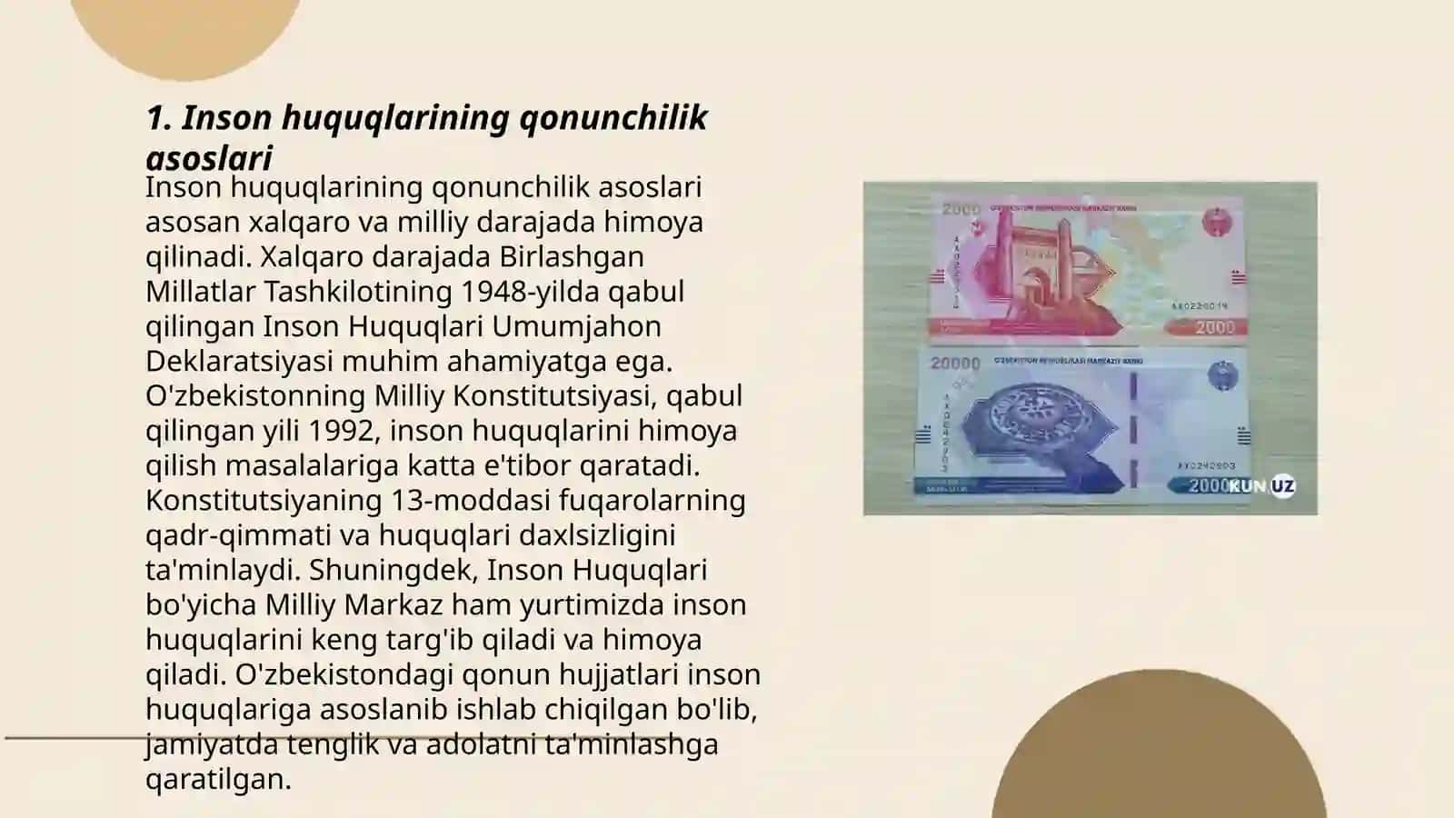 Yangi o‘zbekistonda inson haq-huquqlari va erkinliklari kafolatining yaratilishi 3
