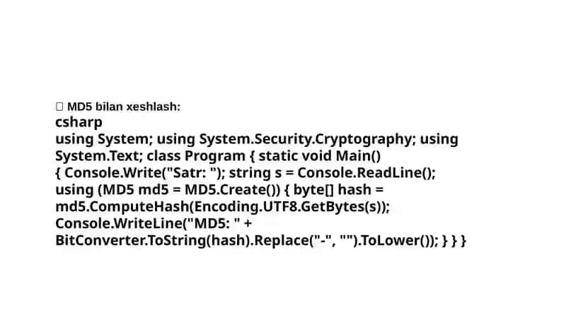 C# dasturi 3