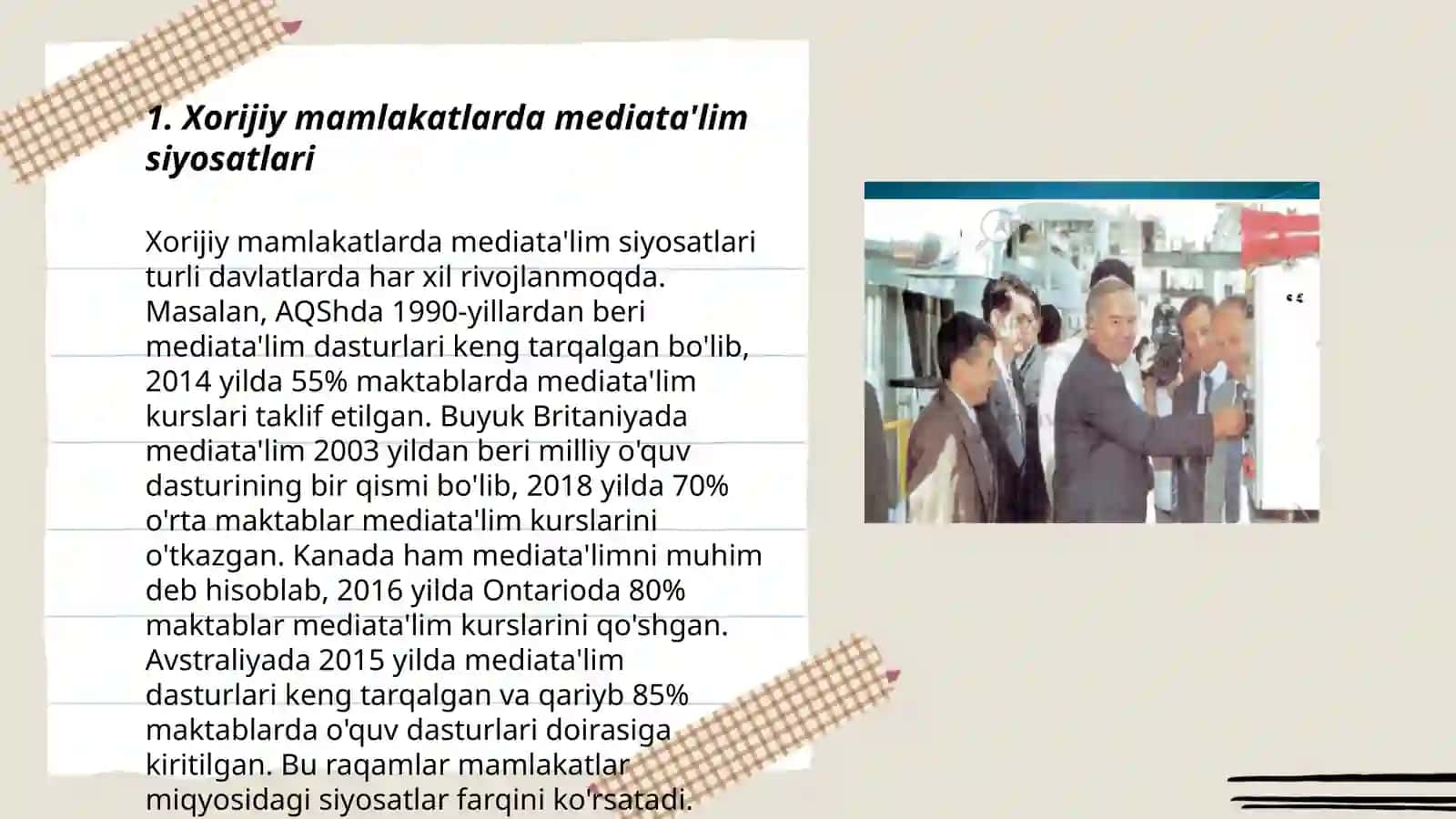Xorijiy mamlakatlarda mediata'lim siyosatlari 3