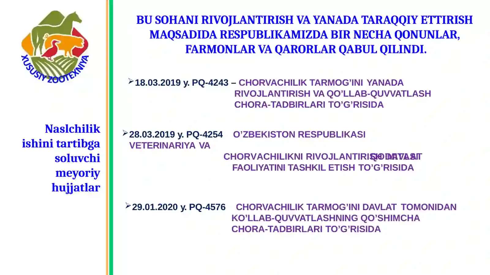 Naslchilikni Rivojlantirish Asoslari 3
