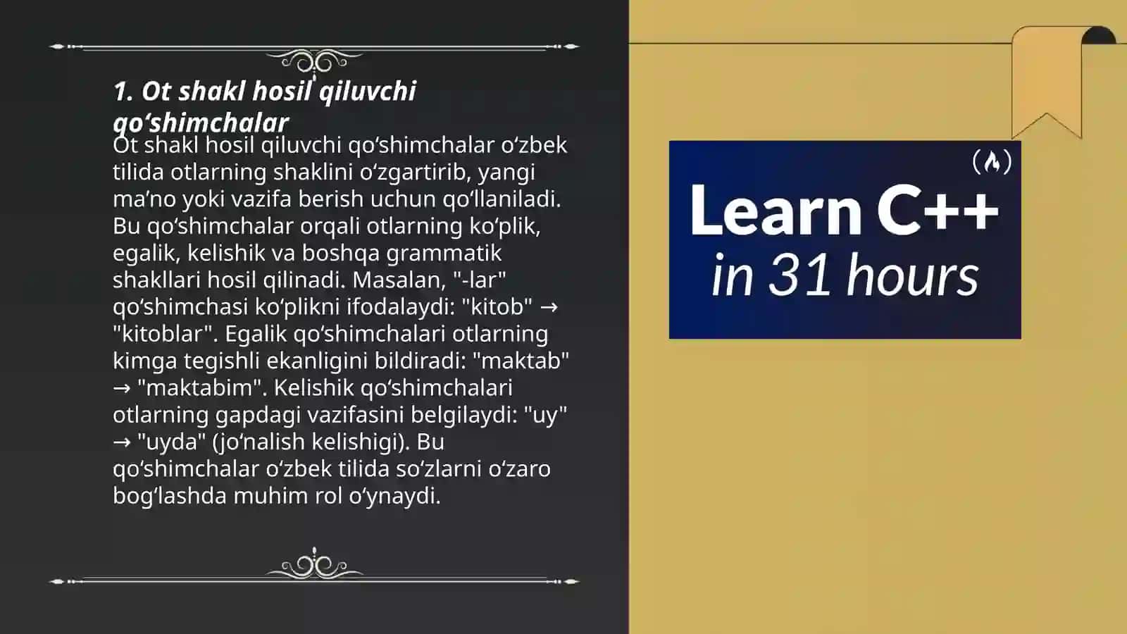 Sintaktik shakl hosil qiluvchi qoʻshimchalar 3