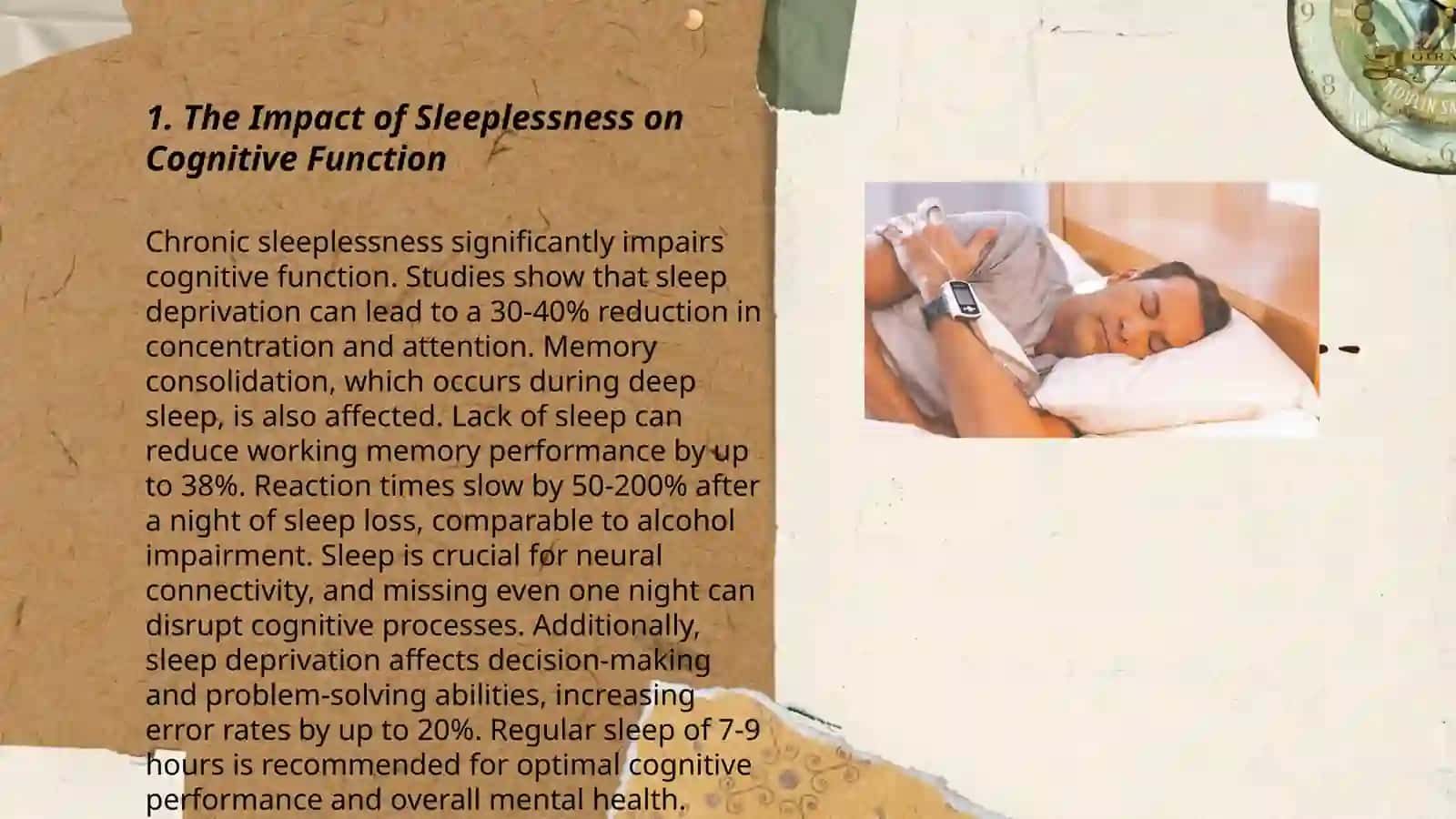 The influence of Sleeplessness 3