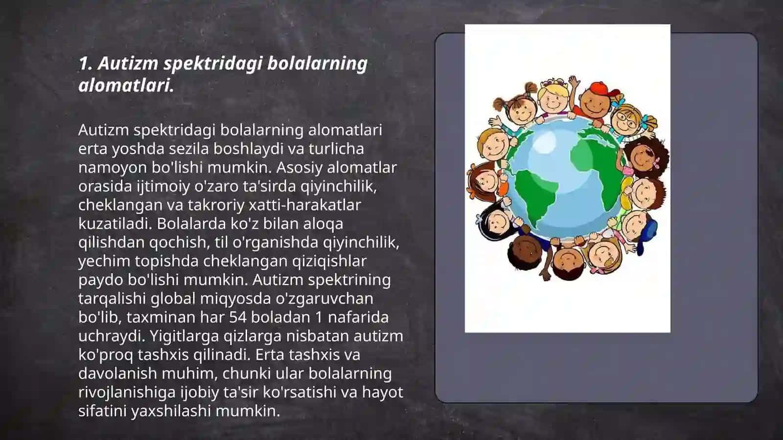 Autizm spektorli bolalarni oʻqitish va tarbiyalash 3