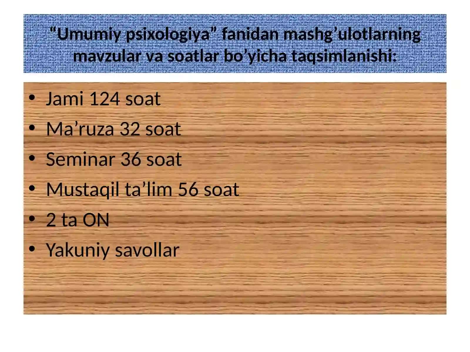 1- MAVZU. PSIXOLGIYA FANINING DOLZARB VAZIFALARI,PREDMETI 3