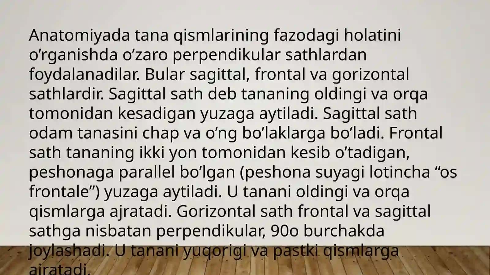 Maxsus anatomik terminlar 3