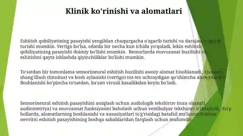Koxlear nevrit 3