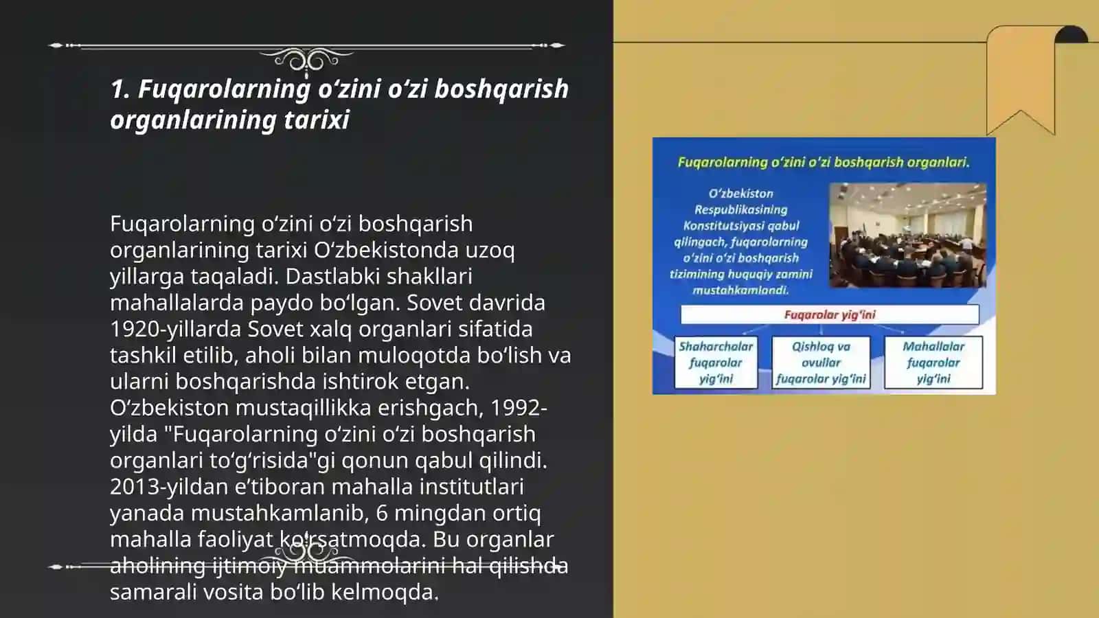 Fuqarolarning oʻzini oʻzi boshqarish organlari 3