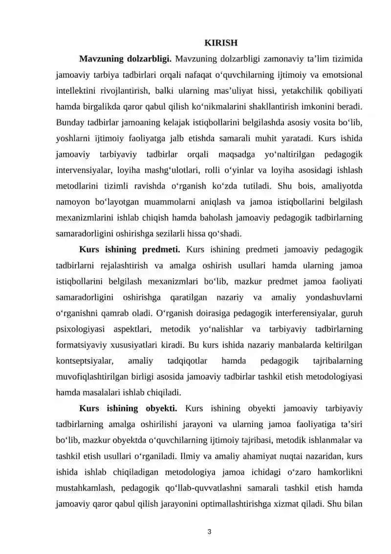 TARBIYAVIY TADBIRLARNI TASHKIL ETISH USULLARI 3