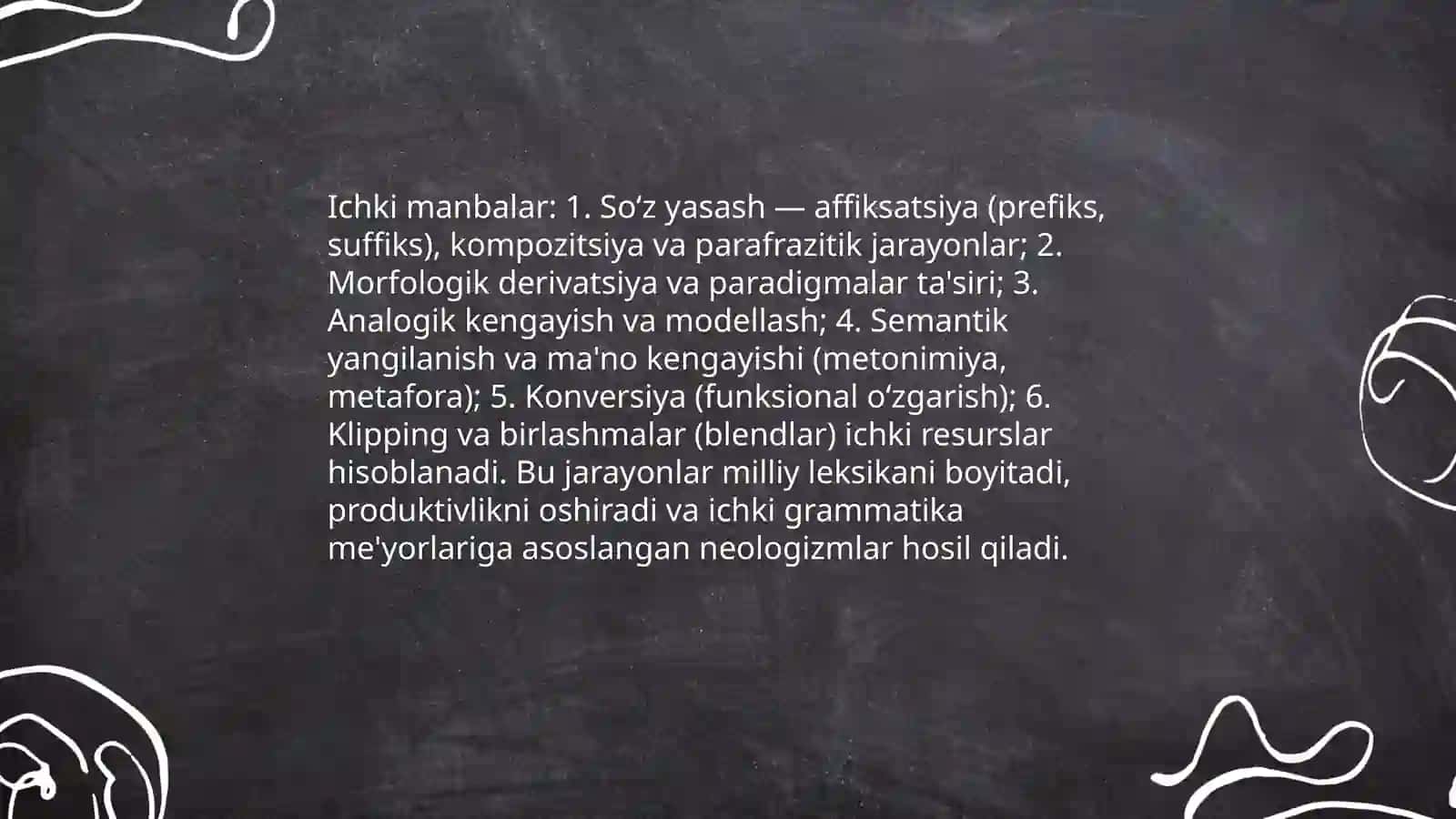 Lug'aviy sath taraqqiyotining ichki va tashqi manbalari 3