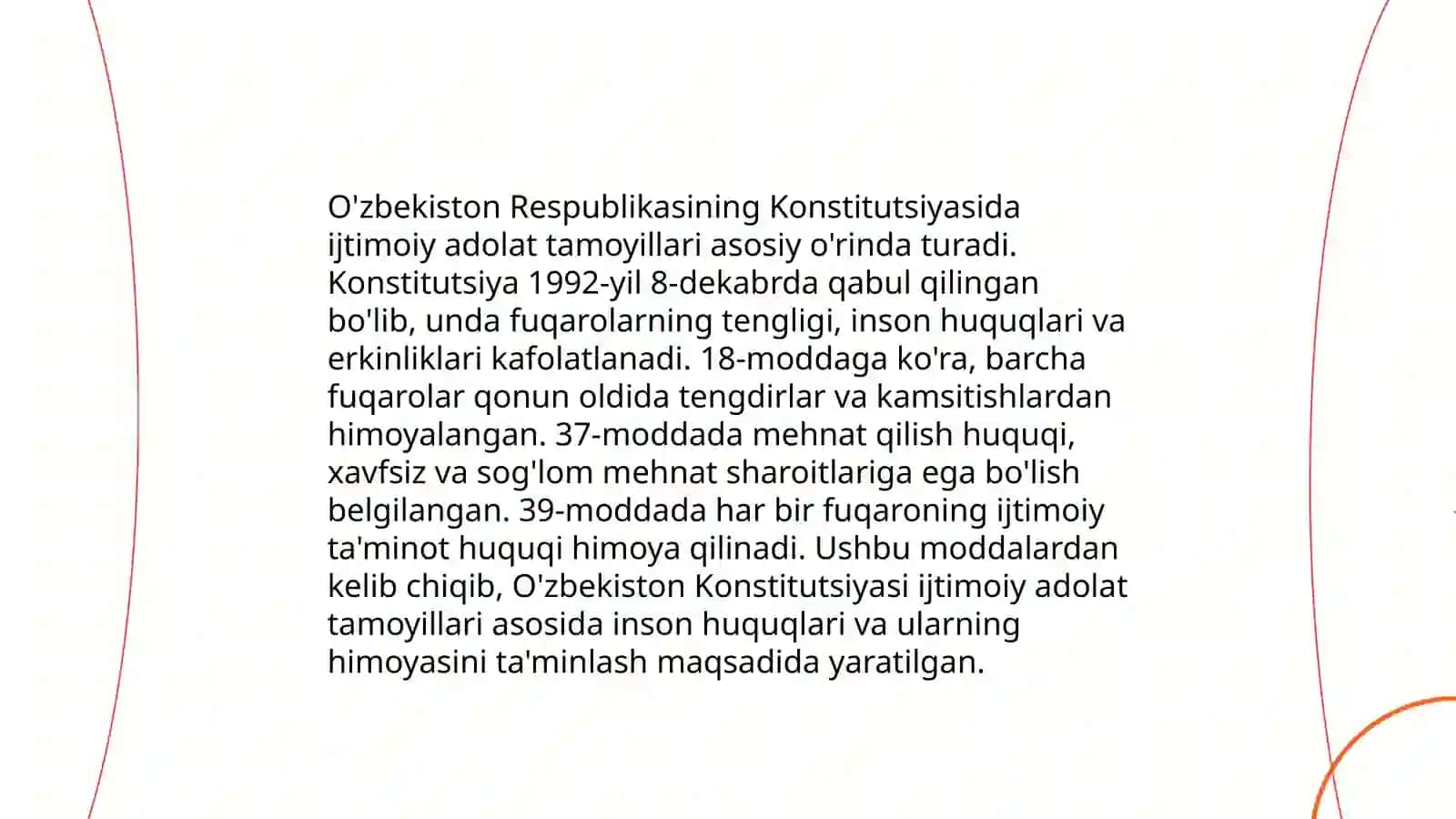 O'zbekiston Respublikasining Konstitutsiyasi 3